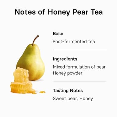 OSULLOC Honey Pear Tea (Sweet Pear & Honey Flavor), Fruit tea Blend, Premium Teabags from Jeju Island, 20 count - Image 4