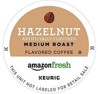 AmazonFresh 80 Ct. K-Cups, Hazelnut Flavored Medium Roast, Keurig K-Cup Brewer Compatible - Image 2