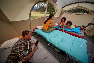 Coleman WeatherMaster 10-Person Tent with Rainfly & Room Divider, Spacious Weatherproof Family Tent with Carry Bag - Image 3