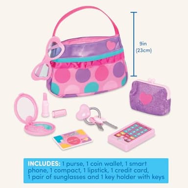 Battat – Play Circle – Makeup & Beauty Set – Dress Up Fashion Accessories – Pretend Play – Princess Purse Set – 3+ Years - Image 3