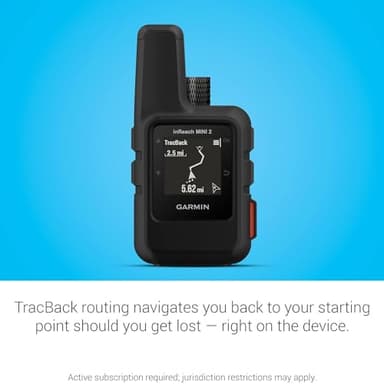 Garmin inReach Mini 2, Lightweight and Compact Satellite Communicator, Hiking Handheld, Black - Image 3