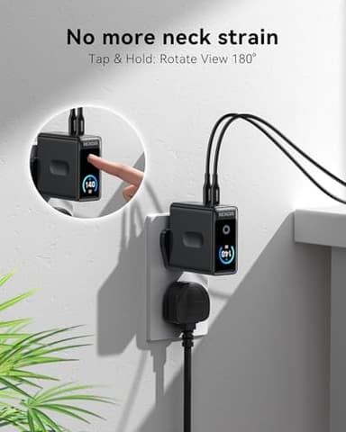 Laptop Charger, GaN 140W USB C Charger PD3.1 PPS 4-Port Multi-Device Fast Charging, USB C Power Adapter, Intuitive Touch Screen, for MacBook Pro, iPhone 17/16 Series, Samsung Galaxy,Pixel,DJI Drone - Image 6