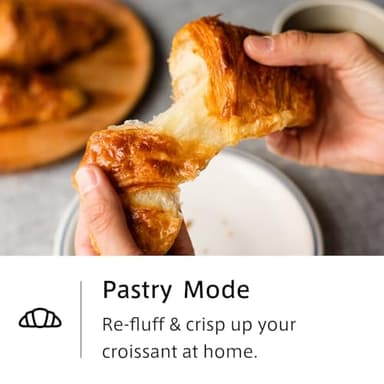 BALMUDA The Toaster | Steam Oven Toaster | 5 Cooking Modes: Sandwich Bread, Artisan Bread, Pizza & Pastry, Oven | Precise Heat Control | Steam Technology | Baking Pan | US Version | Black - Image 5