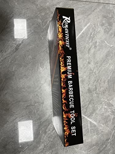 ROMANTICIST 28pcs BBQ Accessories Set with Thermometer - The Very Best Grill Gift on Birthday Wedding - Heavy Duty Stainless Steel Grill Set in Case for Outdoor Cooking Camping Grilling Smoking - Image 11