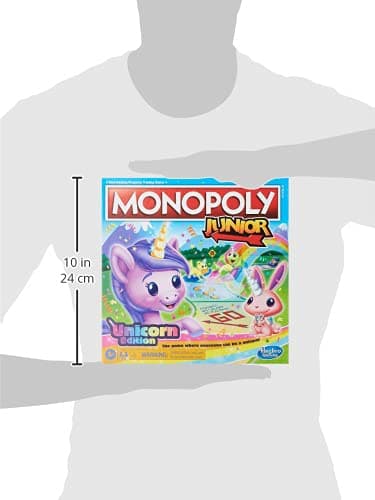 Monopoly Junior: Unicorn Edition Board Game | Magical-Themed Indoor Family Game | 2 to 4 Players | Preschool Games | Kids Gifts | Ages 5 and Up (Amazon Exclusive) - Image 8