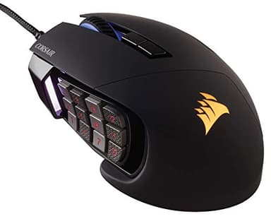 CORSAIR SCIMITAR RGB ELITE Wired MOBA/MMO Gaming Mouse – 18,000 DPI – 17 Programmable Buttons – iCUE Compatible – PC, Mac, PS5, PS4, Xbox – Black - Image 9