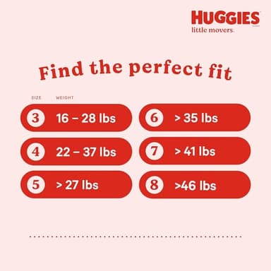 Huggies Size 6 Diapers, Little Movers Baby Diapers, Size 6 (35+ lbs), 108 Count (2 Packs of 54), Packaging May Vary - Image 3