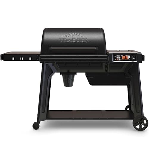 Traeger Grills Woodridge Pro Electric Wood Pellet Grill and Smoker, 970 Sq. In., Outdoor Pellet Smoker Grill with Digital Sensor and Side Shelf, Wi-FIRE Technology, Super Smoke Mode, TFB97JLH - Image 1