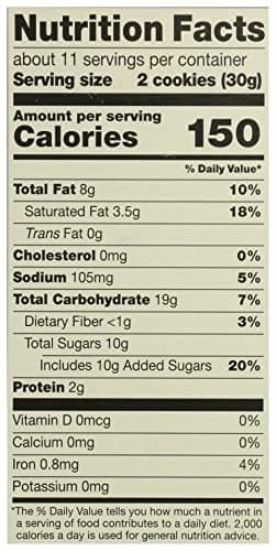 365 by Whole Foods Market, Organic Chocolate Chip Cookies, 12 Ounce - Image 8