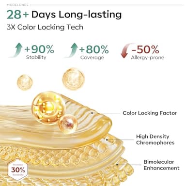 modelones 40 Pcs Gel Nail Polish Set, 36 Colors Rainbow Neon Gel Polish Bright Hot Pink Green Yellow Purple Blue Glitter Nail Gel Polish with Soak Off Base Coat& Matte Glitter Glossy Top Coat - Image 9