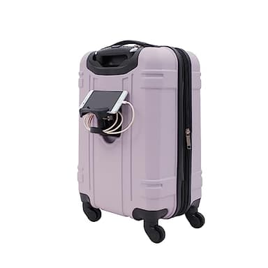Wrangler 20" Astral Hardside Carry-On Luggage, Lilac - Image 4