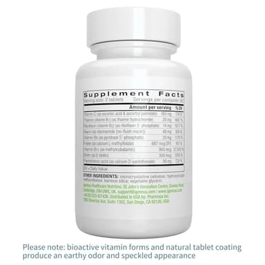 Igennus Super B-Complex Methylated B-Vitamins, MTHFR Supplement with Methylfolate & B12 Methylcobalamin, High Bioavailability & Potency, Vegan, Lab Verified, 180 Small Tablets - Image 6