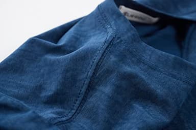 KLIEGOU Men's T-Shirts - Elasticity Cotton Crew Neck Tees 2166 Dark Blue 4XL - Image 7