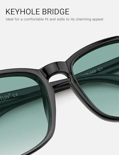 TIJN Blue Light Blocking Glasses for Women Men Clear Frame Square Nerd Eyeglasses Anti Blue Ray Computer Screen Glasses - Image 6