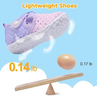 FEETCITY Kids Water Shoes Swim Shoes Aqua Socks Non-Slip Quick Dry Barefoot Sports Shoes Outdoor for Boys Girls - Image 4