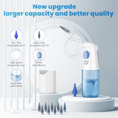 Ear Wax Removal, Ear Cleaner, Ear Wax Removal Kit, FSA Eligible Items Only List, Manual Ear Irrigation Flushing System, Safe and Effective to Clean Ear Built Up Wax - Image 4