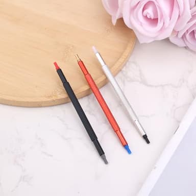 BOXOB 3pcs Watch Hand Setting Tool, Stainless Steel Watch Hand Pressers Pusher Fitting Set Plastic End Wristwatch Pin Removal Repair Multi Hole Sizes Watch Pointer Adjustment for Watchmakers - Image 3