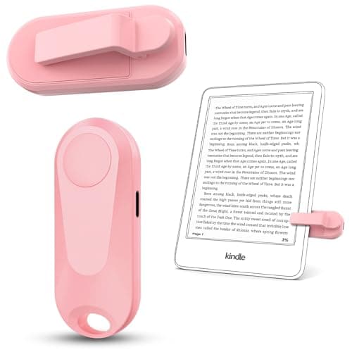 DATAFY Remote Control Page Turner for Kindle Paperwhite Oasis Kobo eReaders, Camera Camcorder Remote Controls, Page Turner Clicker for ipad Tablets Reading Novels with Wrist Strap Storage Bag - Image 1
