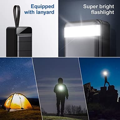 Portable Charger Power Bank 60000mAh Fast Charging 22.5W PD4.0 & QC 4.0 with USB C Battery Pack Charger Portable High Capacity Portable Phone Charger Power Bank for iPhone, Samsung, Galaxy, Travel - Image 6