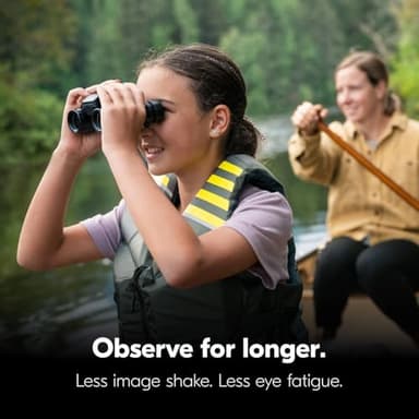 Nikon STABILIZED 12x25 Binocular | Optical Image Stabilization Delivers a Clear, Blur-Free View and Reduces Eye Strain with 12x Magnification - Image 4