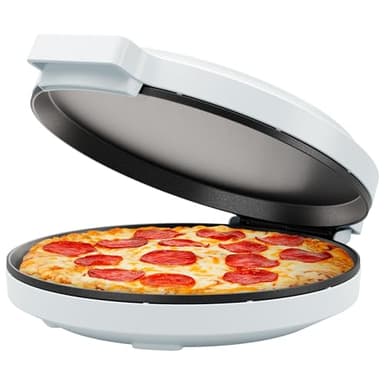 Chefman Everything Maker & Pizza Oven – 1440W Countertop Electric Pizza Maker with 12” Nonstick Cooking Plates, Plus Makes Quesadillas, Omelettes and More, with Indicator Lights and Vertical Storage - Image 1