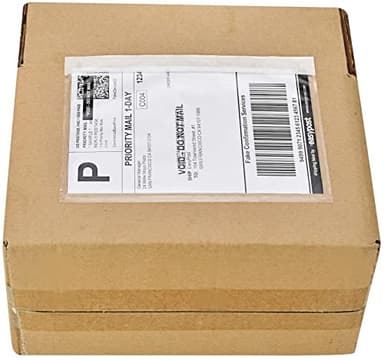 9527 Product 7.5" x 5.5" Clear Adhesive Top Loading Packing List/Shipping Label Envelopes (200 Pack) - Image 3