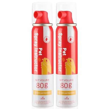 KDSZJDV Corrector Spray Dog Trainer, 80ml 2 Pack Corrector Spray for Dogs to Stops Barking, Jumping Up Attacks & Unwanted Dog Behaviour Humane Effective - Image 1