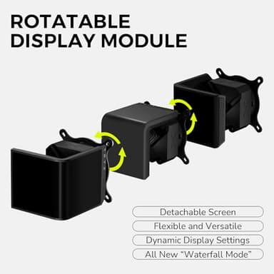 TRYX Panorama SE 360 ARGB 360mm AIO Rotatable 6.67'' AMOLED Curved Screen 3D Anamorphic Effect Customizable AIO Cooler 360mm Asetek Adela Pump 280w TDP ARGB Fan Intel LGA 1851/1700 AMD AM5/AM4 - Image 4