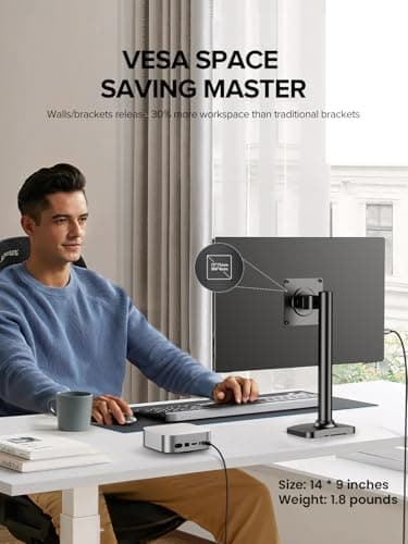 UPERFECT Portable Monitor 4K 16" | 1200 Nits Laptop Monitor | 3840 * 2400 UHD | 1MS FreeSync 2000:1 Contrast | USB-C & HDMI | VESA & Smart Case | Travel Screen for Computer, Mini PC, Game Consoles - Image 7