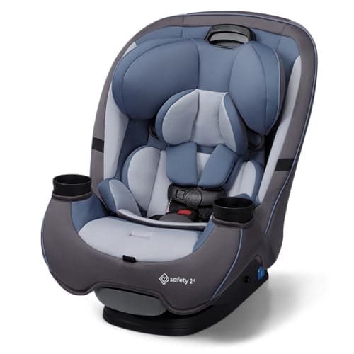 Safety 1st Grow and Go All-in-One Slim Convertible Car Seat, Rear Facing, 5-40 lbs, Forward Facing (30–65 lbs), High Back Booster Seat 40-100 pounds, Alaskan Blue - Image 1