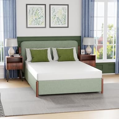 FDW | 6 Inch Full Mattress | Medium Firm | Gel Memory Foam Mattress | White | Bed in a Box, CertiPUR-US Certified | Pressure Relief, Cooling Ventilated Foam | Washable Removable Cover - Image 7