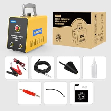 Automotive Smoke Machine Leak Detector,Evap Vacuum Smoke Diagnostic Tester,Pipeline Fuel Leakage Detector Compatible with 12V Cars, Trucks, Motorcycle, ATV, Boats, Snowmobiles - Image 8