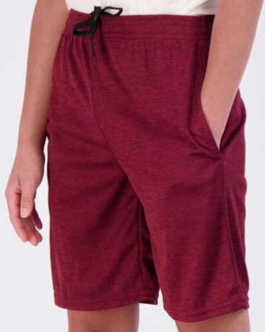 Real Essentials 5 Pack: Boys' Mesh Basketball Athletic Shorts with Pockets – Teen Kids Youth Quick Dry Soccer Running Gym S (6-7) - Image 4