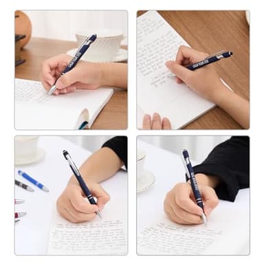 Actsun Funny Pens - 12 Pack Fine Point Smooth Writing Pens with Inspirational Tips, Black Ink, Touch Stylus Screens, Motivational Gift for Office & Desk Accessories - Image 4