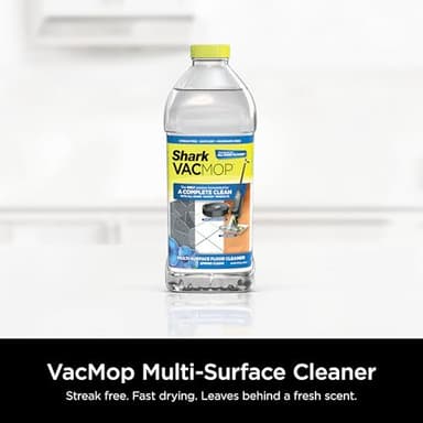 Shark VACMOP Cordless Hard Floor Cleaner, Vacuum and Spray Mop, Powerful Suction, Lightweight, LED Headlights, Includes 4 Disposable Pads, 12oz Multi-surface Cleaning Solution, Lavender, VM252PL - Image 6