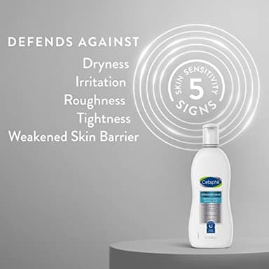 Cetaphil RESTORADERM Soothing Wash, 10 fl oz, Soothes Dry, Stressed Skin, Hypoallergenic, Soap & Paraben Free, National Eczema Association Endorsed - Image 2