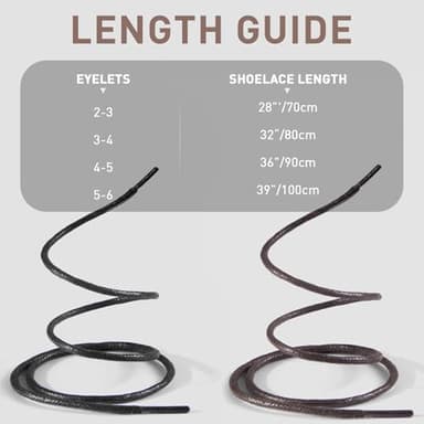 NDTEZUGT 2 Pairs Waxed Golf Shoelaces for FootJoy Shoes, 3/32"(2.5mm) Oxford Thin Dress Shoe Laces Replacement Strings (White,36"/90cm) - Image 6