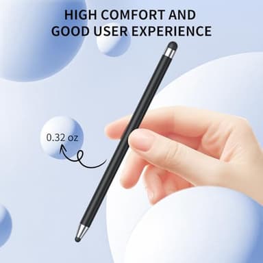 Stylus (10Pcs), Stylus Pen for Touchscreen, High Precision and Sensitivity Stylus Pen for iPad/iPhone/Samsung/Android Smartphone and Tablets, Compatible with All Capacitive Touch Screen (Black/White) - Image 4