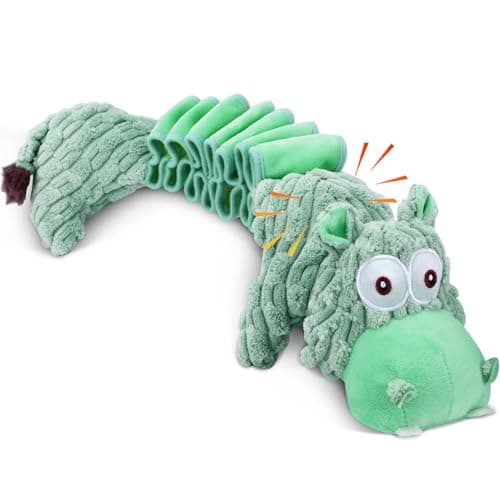 Large Squeaky Dog Toys and Interactive Dog Tug-of-War Toy, Tough Plush Dog Toy, Cute Puppy Toys, Pet Chewable Toys Plaything for Small Medium and Large Dogs - Image 1