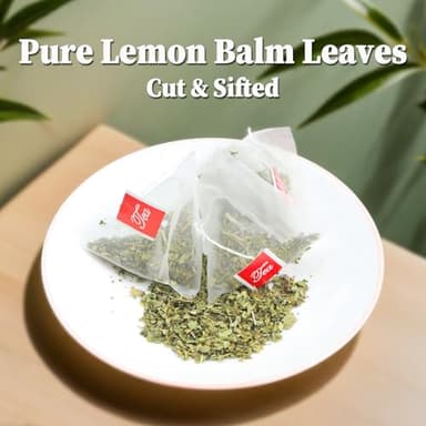 FullChea - Lemon Balm Tea Bag, 40 Teabags, 1.5g/bag - Premium Lemon Balm Herb - Melissa Officinalis - Non-GMO - Caffeine-free - Promotes Relaxation & Support Digestion, 40.0 Count - Image 3