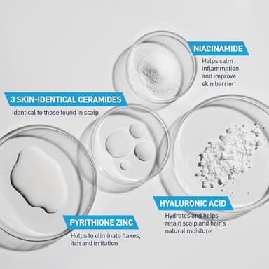 CeraVe 2 In 1 Hydrating Anti Dandruff Shampoo And Conditioner, 1% Pyrithione Zinc Dandruff Treatment, Color Safe & Sulfate Free Shampoo And Conditioner, Helps Eliminate Dandruff & Relieve Itchy Scalp - Image 8