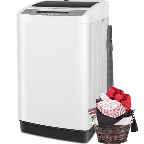 Nictemaw Portable Washing Machine 20Lbs Portable Washer Machine with Drain Pump, 2.8 Cu.ft Compact Washer with 10 Programs 8 Water Levels Small Washing Machine for Apartment, Home, Dorms, Rv - Image 1
