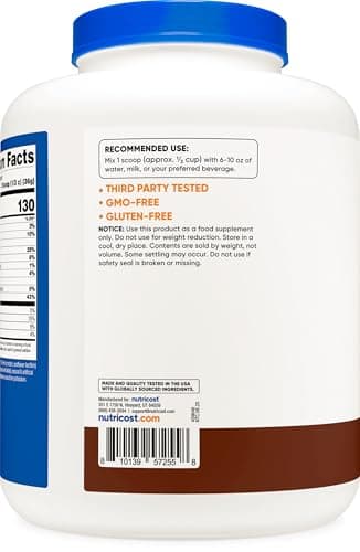 Nutricost Whey Protein Concentrate (Chocolate) 5LBS - Image 5