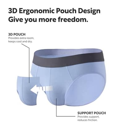 DAVID ARCHY Mens Briefs Rayon Made from Bamboo Underwear Pouch Super Soft Comfort 7 Pack - Image 2