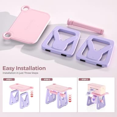 MUNBYN Label Holder for Rolls and Fanfold Labels, Thermal Sticker Holder for Desktop Thermal Printer, Accessory Supplies for Home, Office, Small Business - Image 4