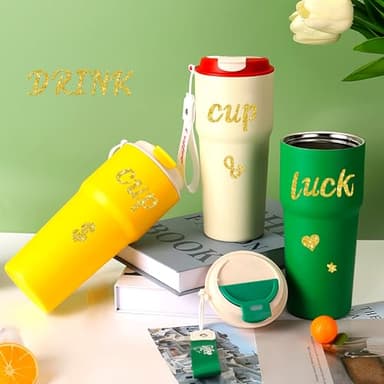 Letter Stickers, 664 Pcs Gold Sticker Letters for Graduation Cap Decoration, Glitter Self-Adhesive Alphabet Number Stickers for Scrapbook Water Bottles Cup DIY Crafts Posters Bulletin Boards(8, Gold) - Image 6