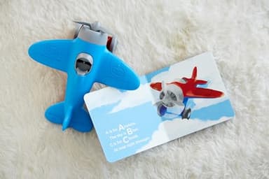 Green Toys Airplane & Board Book (color may vary) - Image 2