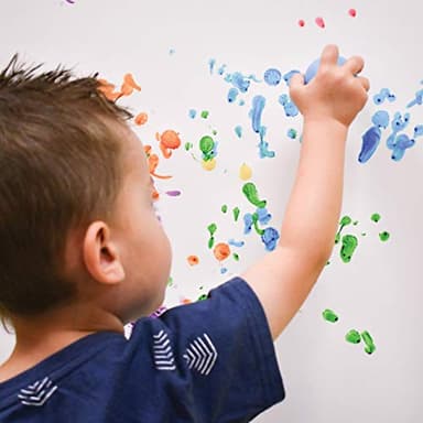 READY 2 LEARN Doodle Dabbers Dot Markers - Set of 6 Washable Colors - Non Toxic - Unique Toddler Grip - Markers for Kids - Image 5