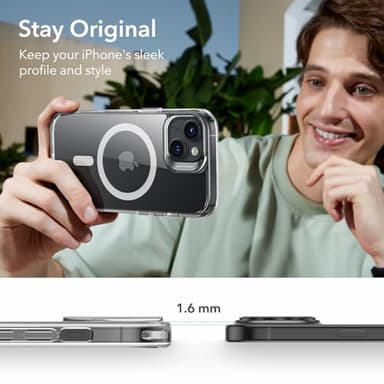 ESR for iPhone 15 Case, Compatible with MagSafe, Military-Grade Protection, Yellowing Resistant, Scratch-Resistant Back, Magnetic Phone Case for iPhone 15, Classic Series, Clear - Image 7