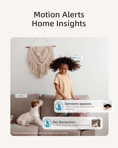 blurams Indoor Security Camera, 5GHz/2.4GHz Dual-Band, 2K PZT Pet Camera with Phone App, 360° Cameras for Home Security, 2-Way Audio, Motion Tracking, Night Vision, Siren, Cloud&SD - Image 4